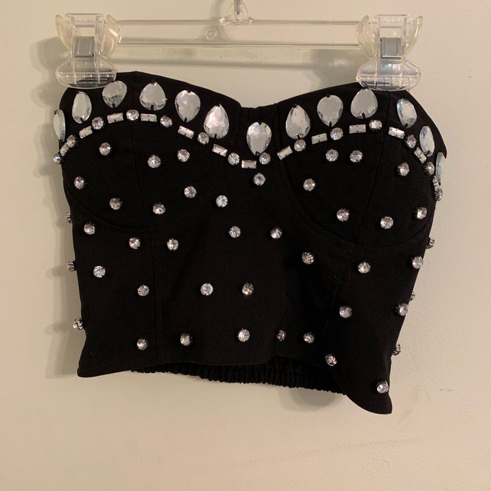 Rhinestone corset